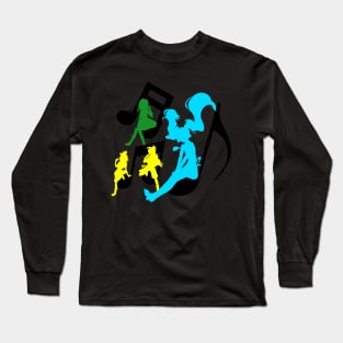 Miku, Rin, Len, Gumi Vocaloids Long Sleeve T-Shirt